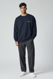 Basics Sweatshirt- Navy Blue